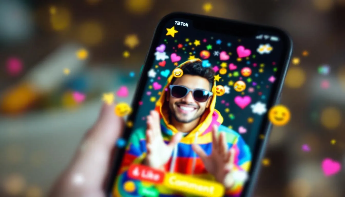 An array of colorful TikTok emojis is displayed, including a happy tiktok emoji with a big smile, an angry emoji with furrowed brows, and a winking face, showcasing the platform's secret emoji codes and hidden meanings. The image captures the playful and expressive nature of TikTok's hidden emojis, perfect for conveying heartfelt emotions and reactions.