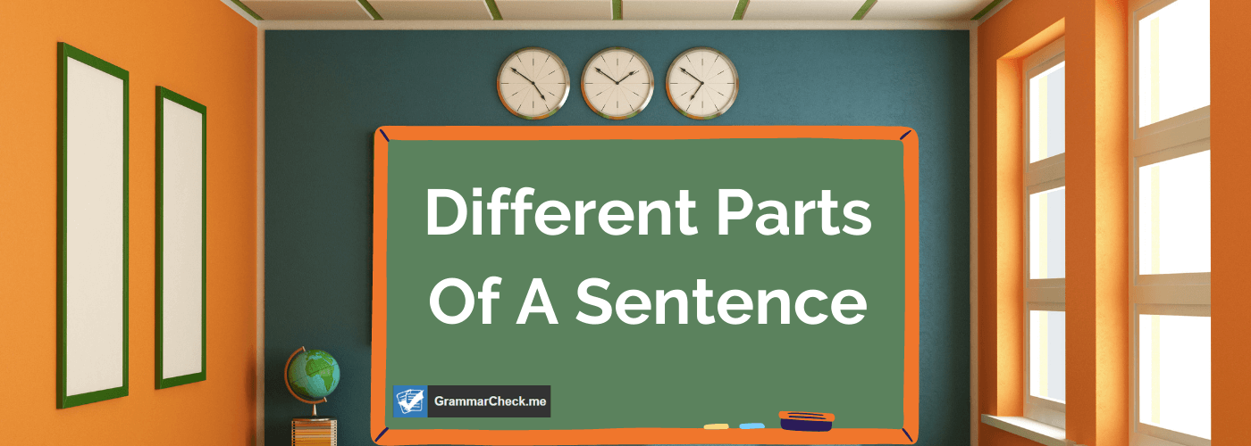 Parts of a sentence