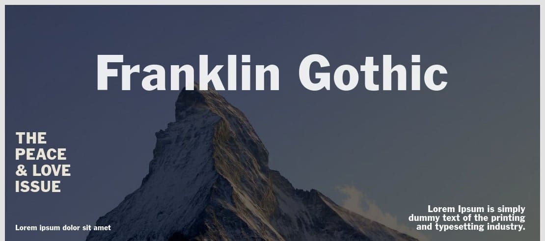 Franklin Gothic