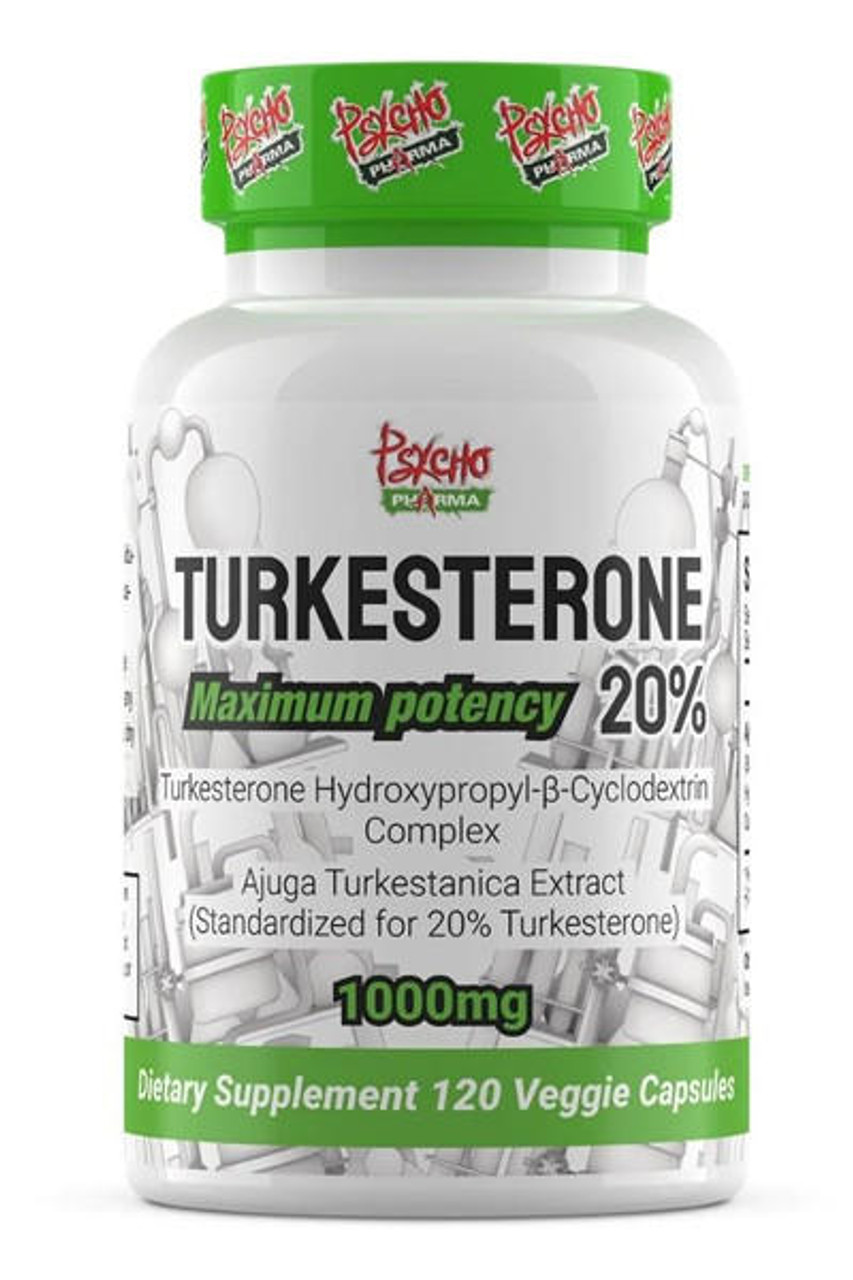 Complexed Turkesterone 20% (1000mg) by Psycho Pharma