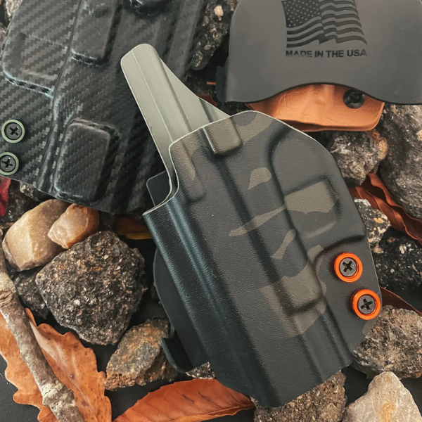 Image of an OWB Paddle holster.