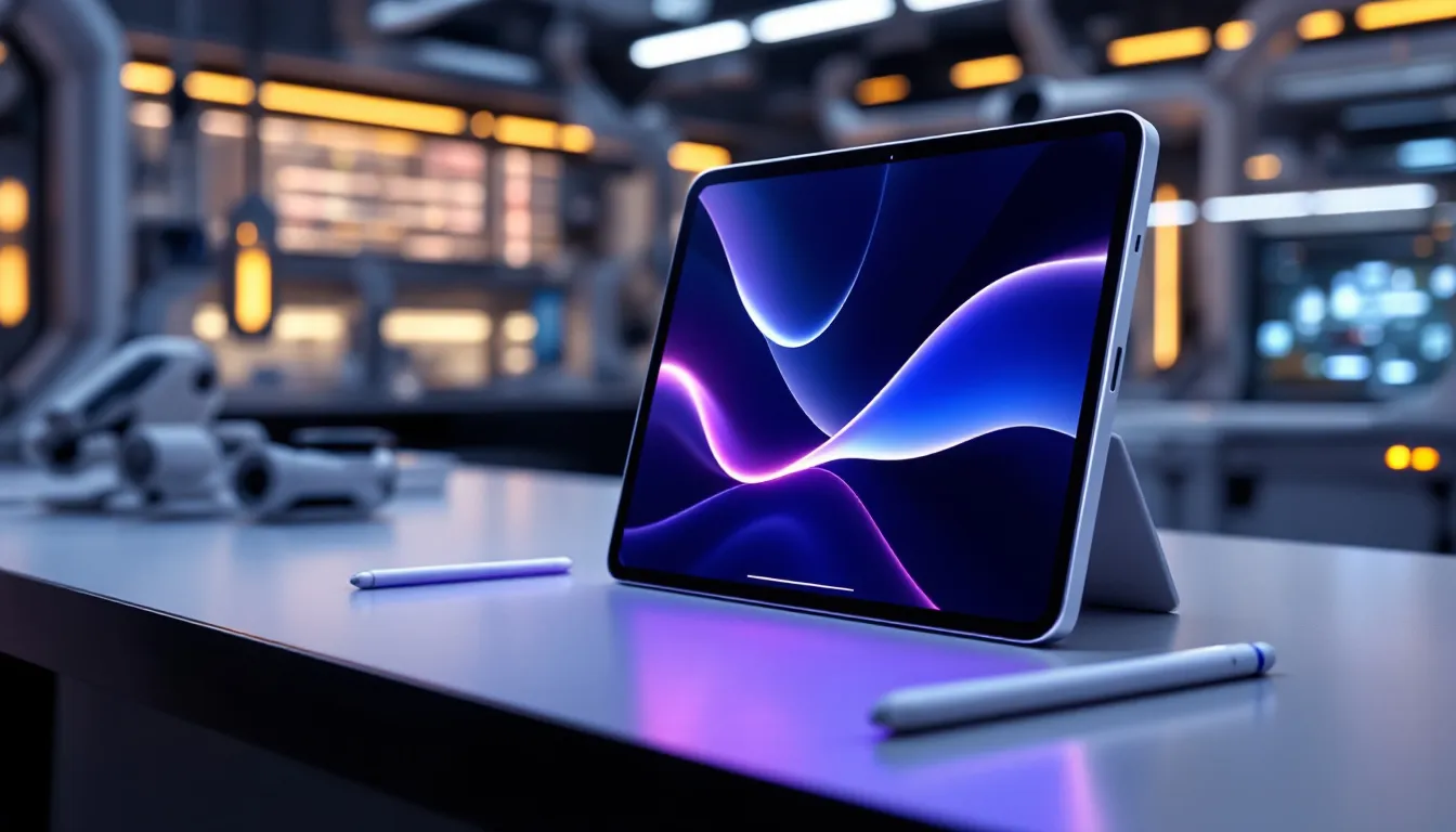 Displayqualität und Farbwiedergabe des iPad 11 2025.