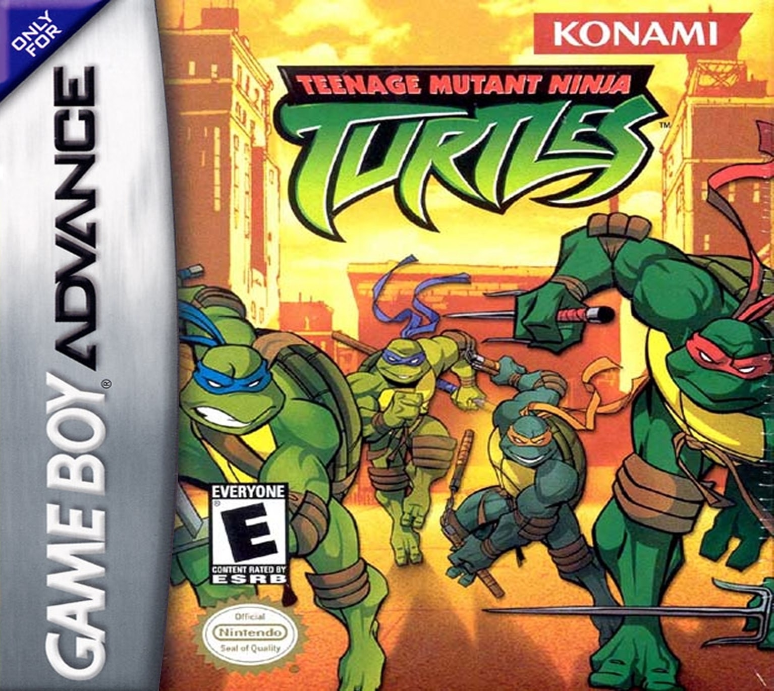 Original TMNT GBA Case