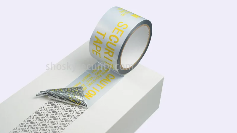 Security Tape in Silver with VOID Indicator