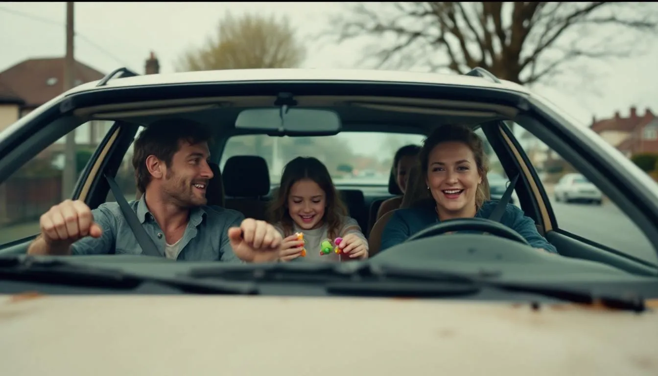 A family enjoying a day out in a Vauxhall Astra, reflecting reliability and satisfaction.