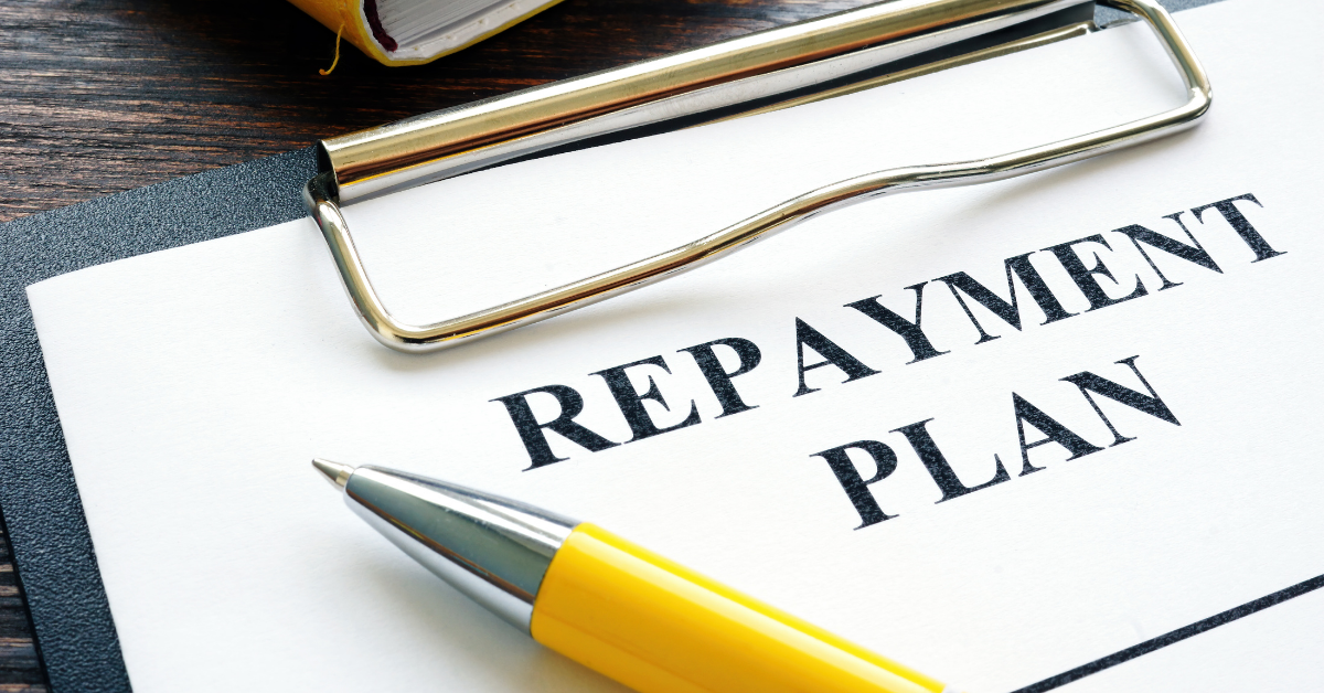 Image illustrating the Chapter 13 bankruptcy repayment plan and asset retention.