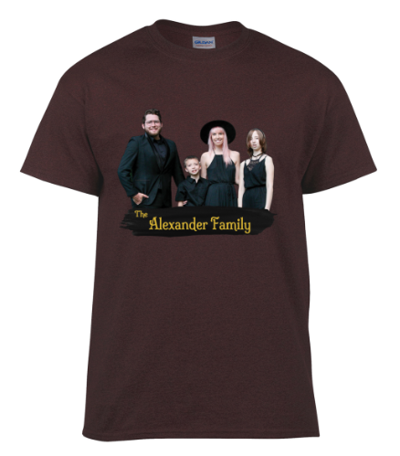 Custom Family Photo Gothic Inspired