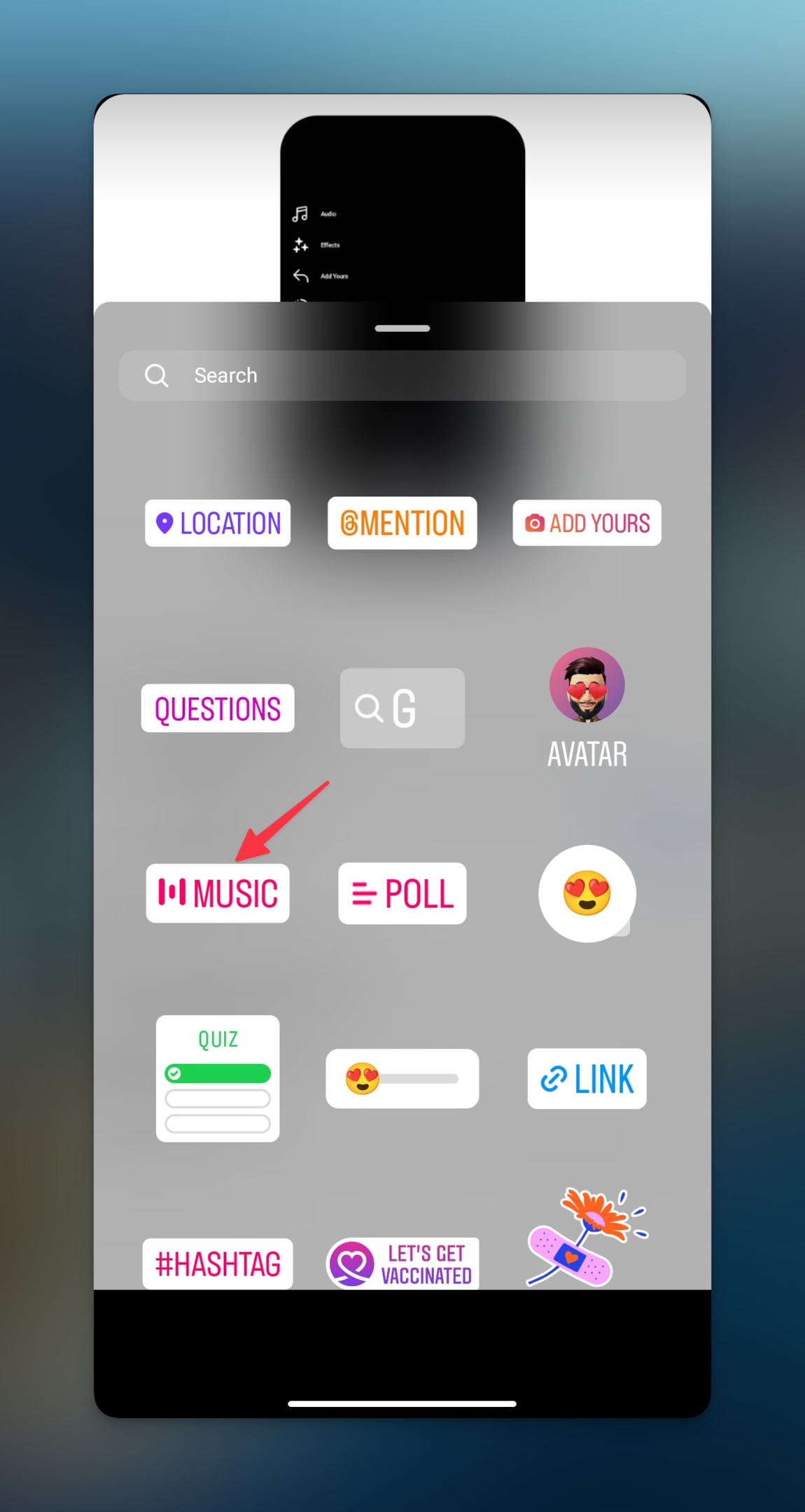 Remote.tools shows how to add music sticker to make reels on Instagram with photos