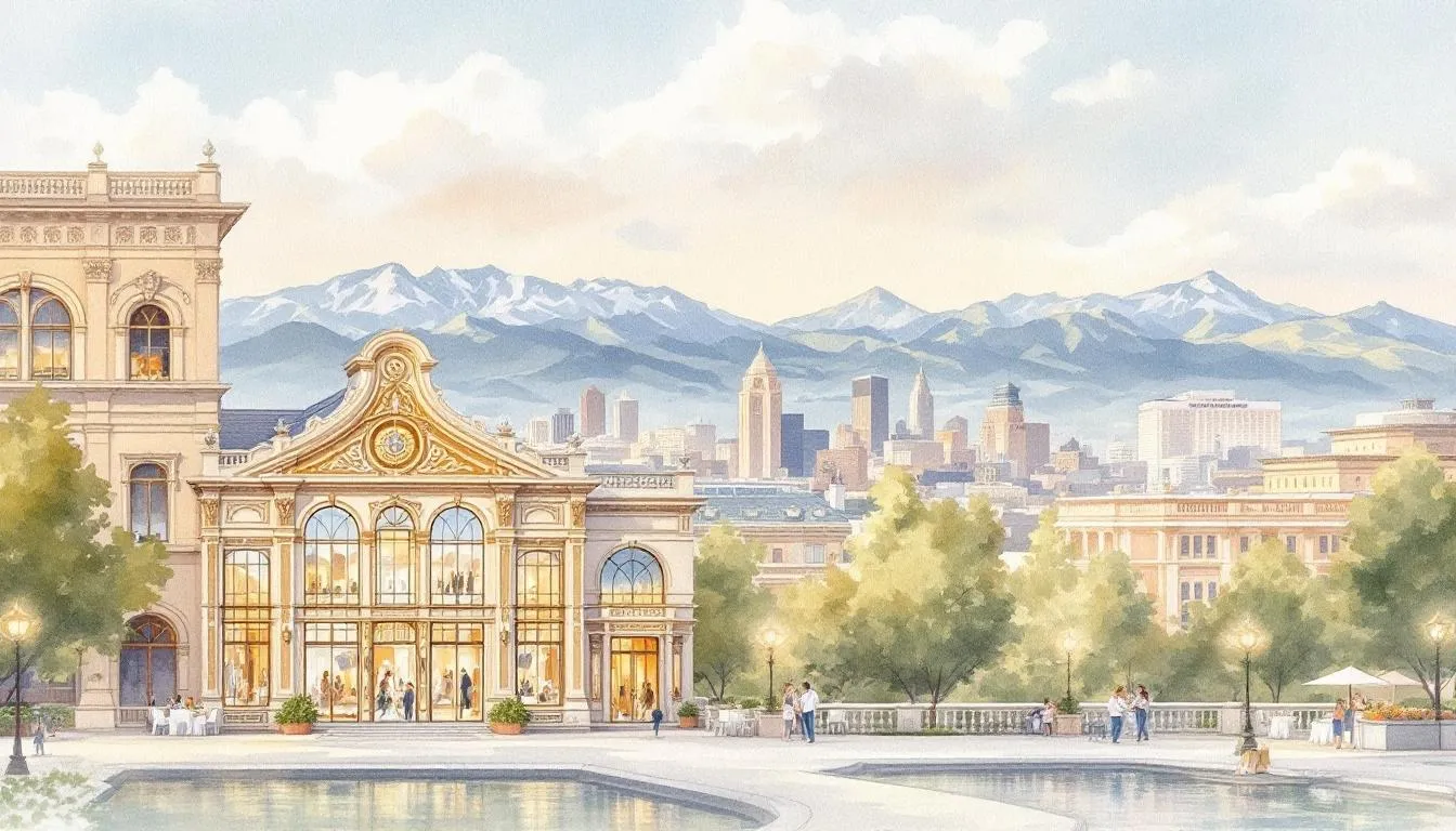 A beautiful wedding venue in downtown Denver, showcasing elegant architecture and event spaces.
