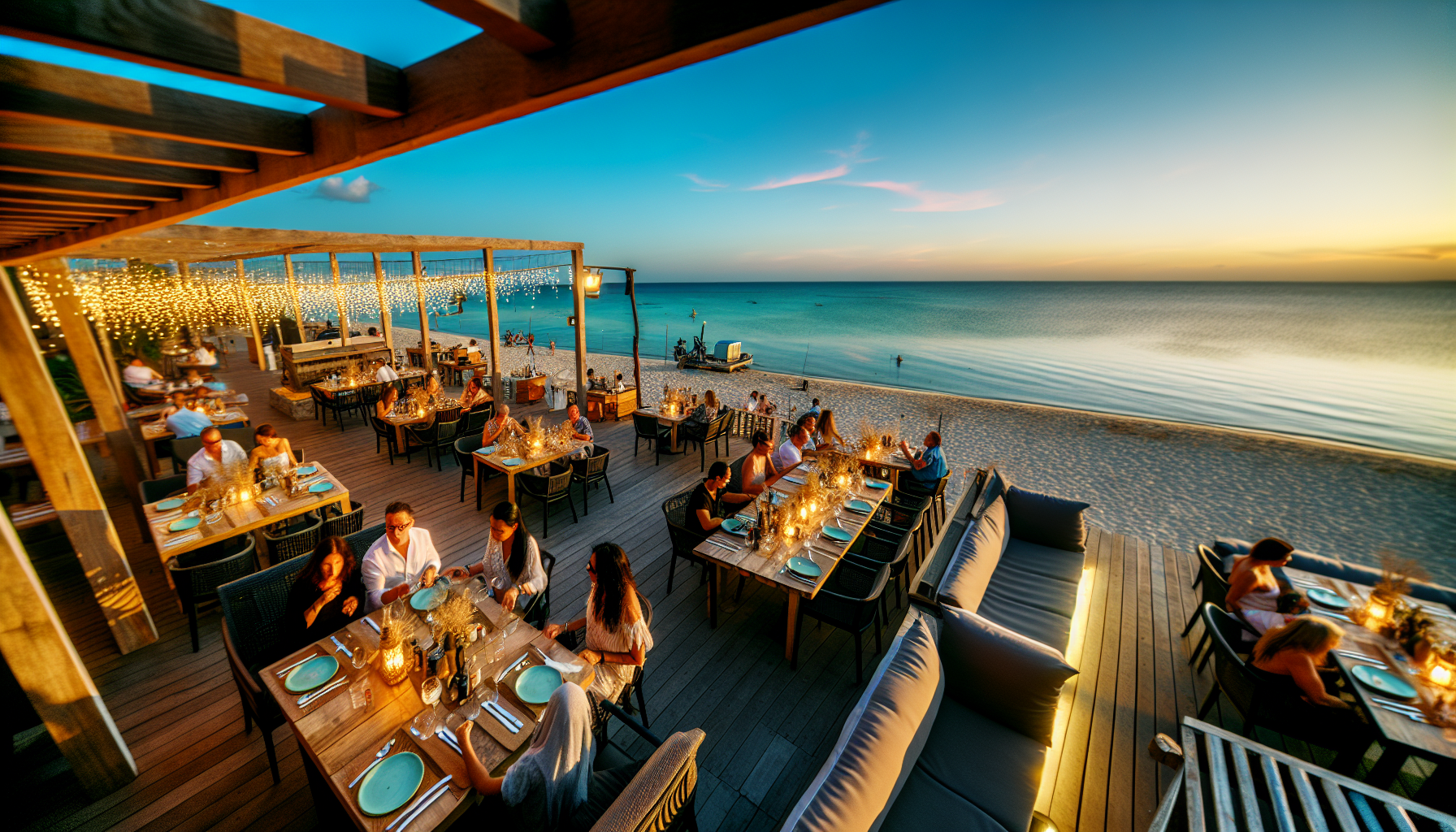 Beachfront dining with a view at Lona Cocina & Tequileria