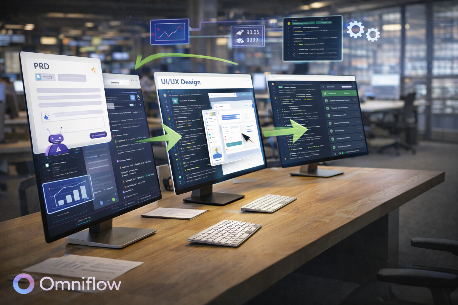 Omniflow improves development processes, allowing teams to collate user feedback and implement changes more efficiently. 