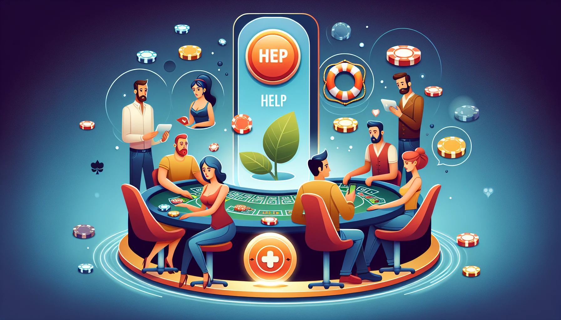 Promotion of responsible gambling and support within the online casino community