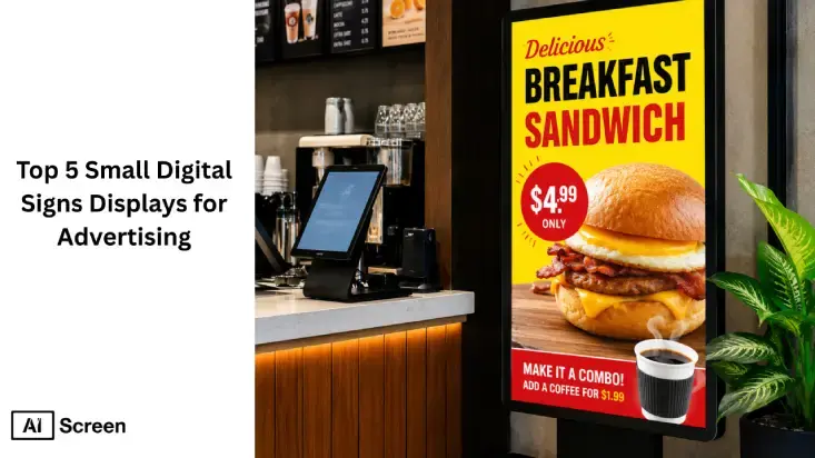 small digital signs displays for advertising