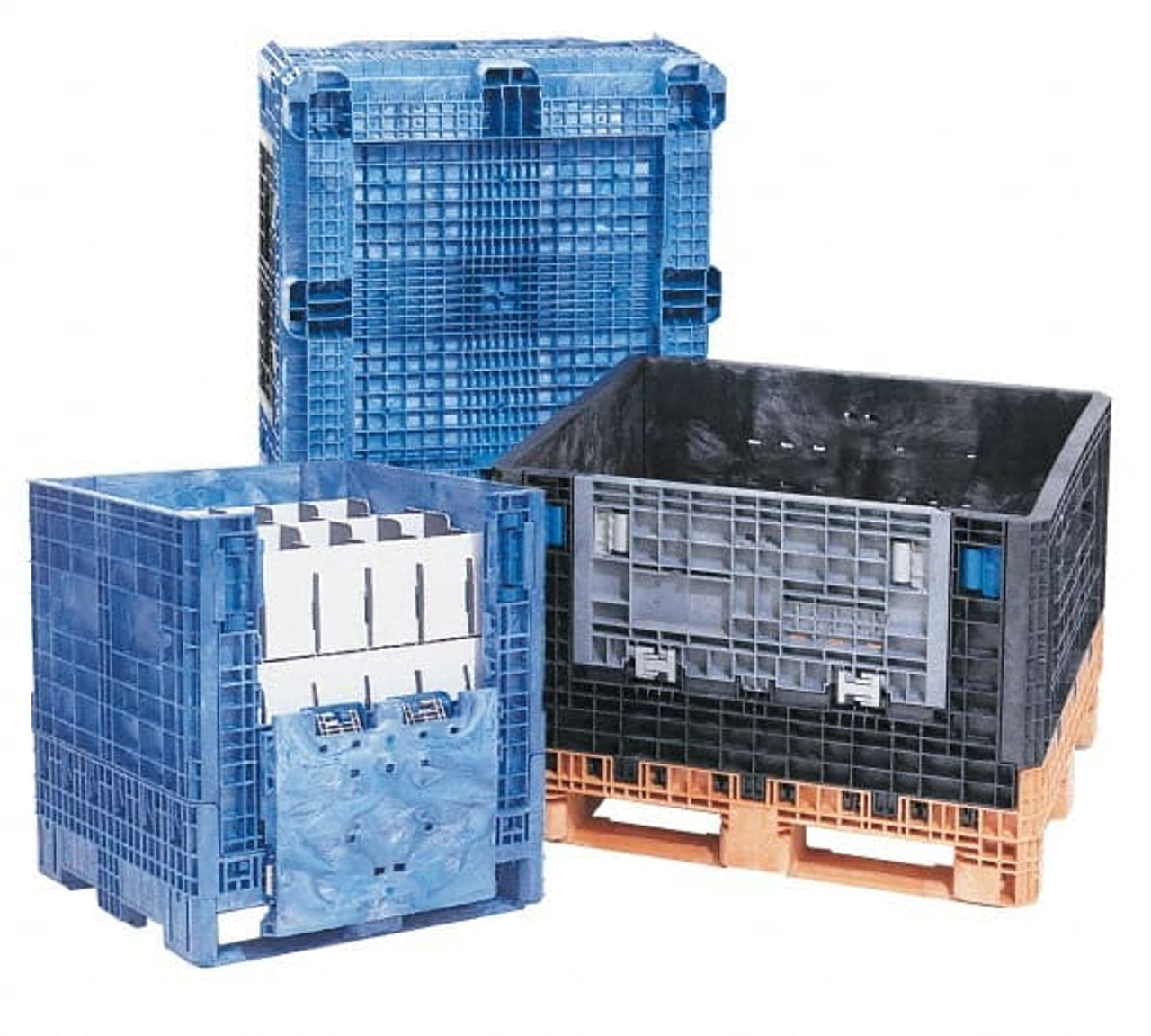 Various high-capacity bulk containers