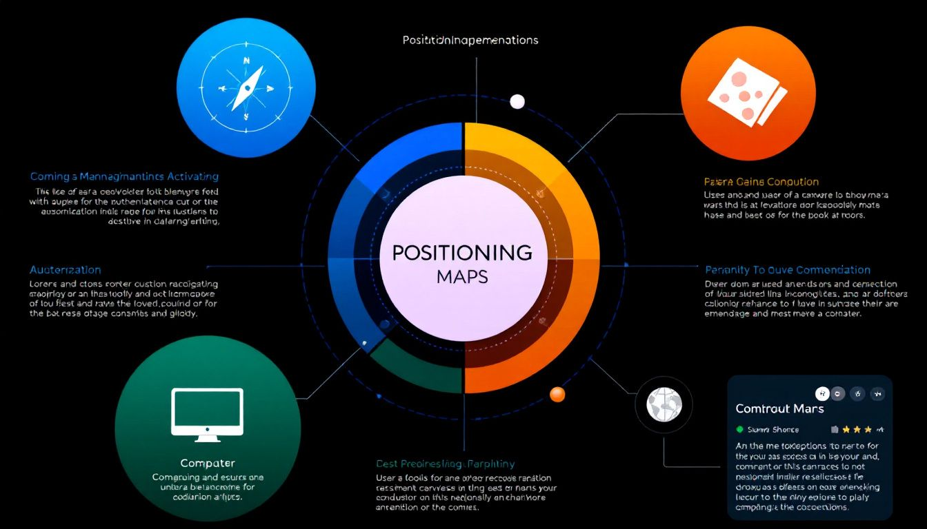 Tools and software used for creating positioning maps.