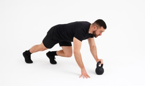 Kettlebell bear crawlS