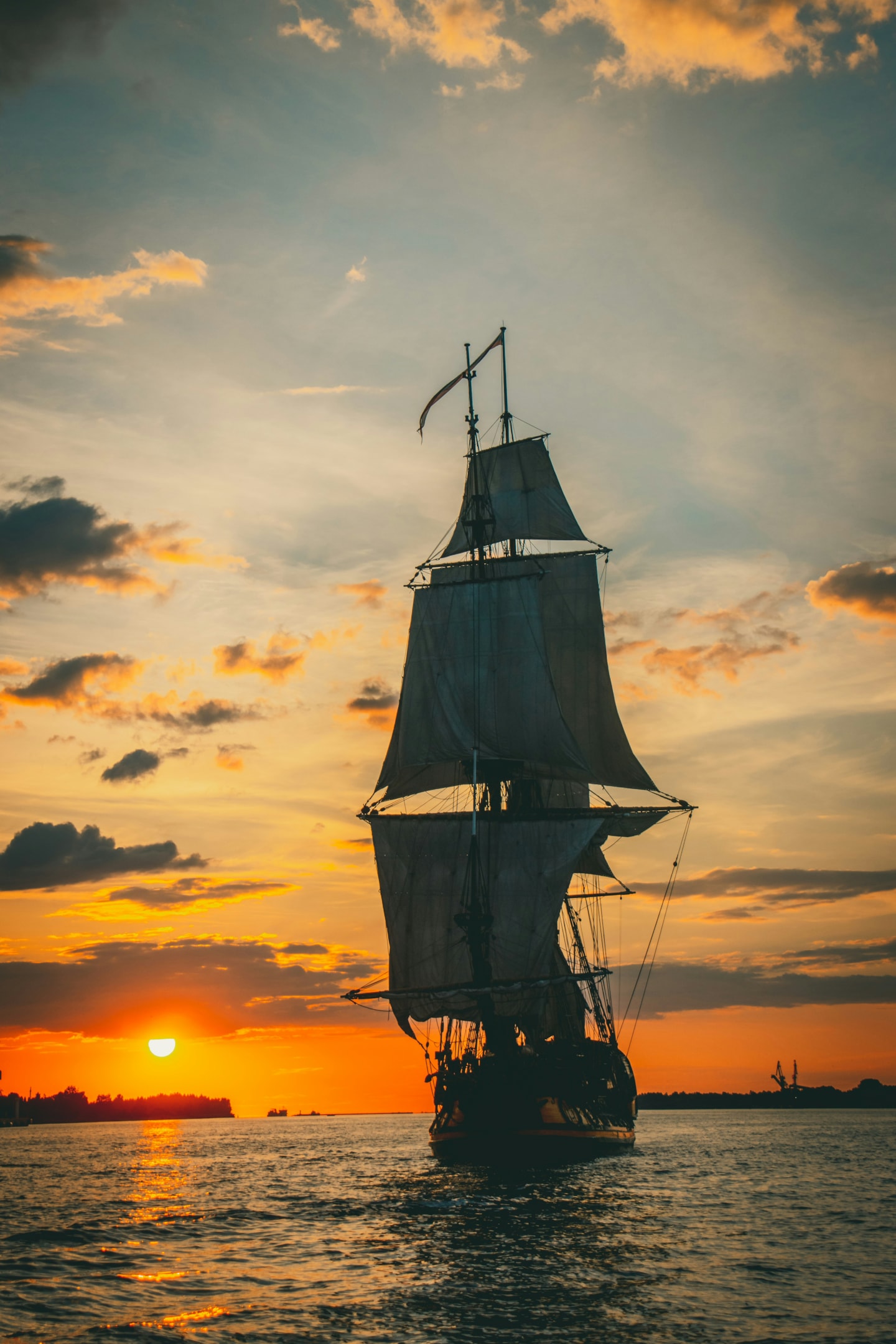Photo: Raimond Klavins look at this beautiful sunset! ship sailing on the ocean