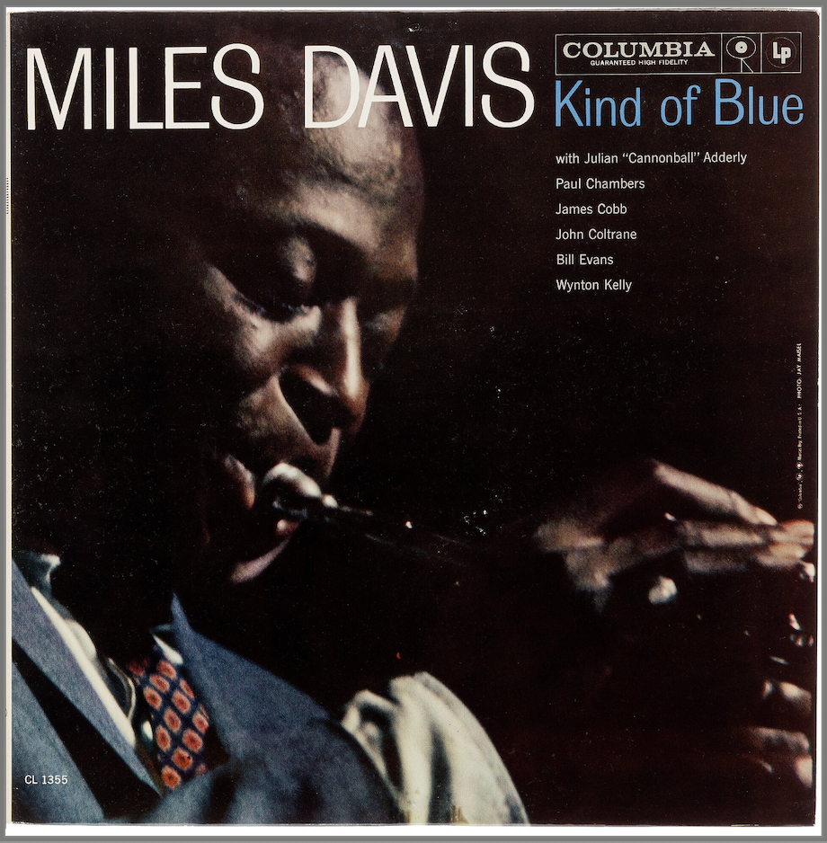Album Art for Miles Davis – Kind of Blue (1959), one of the best jazz albums of all time