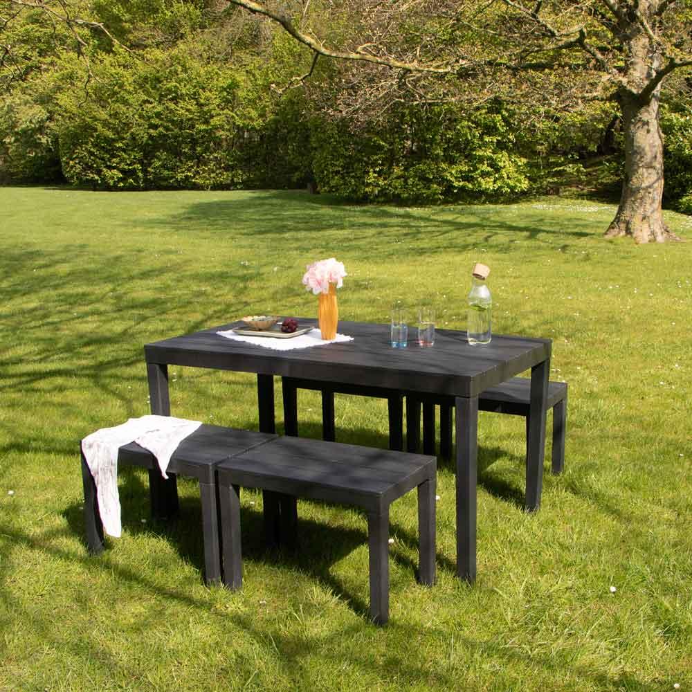 salon de jardin en résine résistant et léger