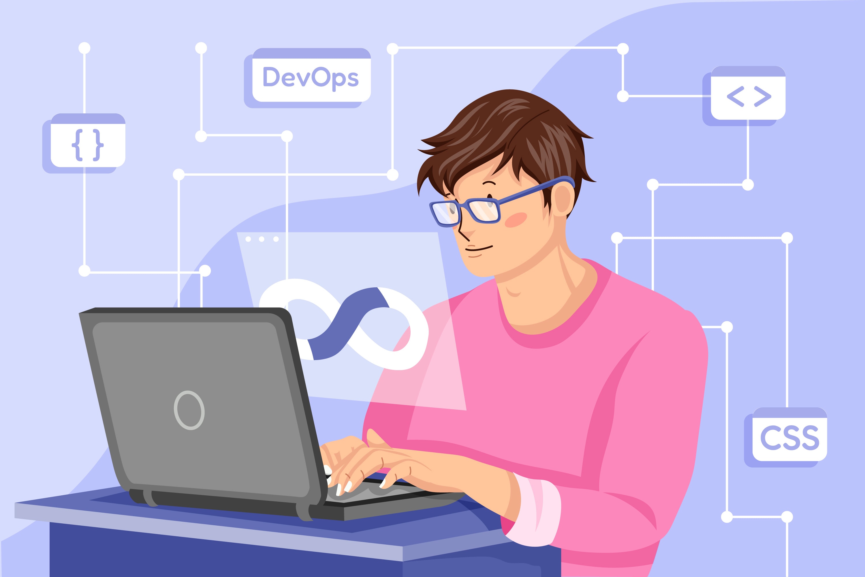 DevOps managed services advantages abstract concept