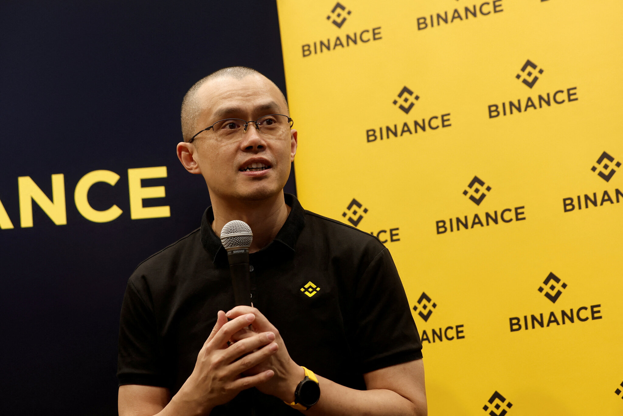An image of the founder of Binance Changpeng Zhao (aka CZ)