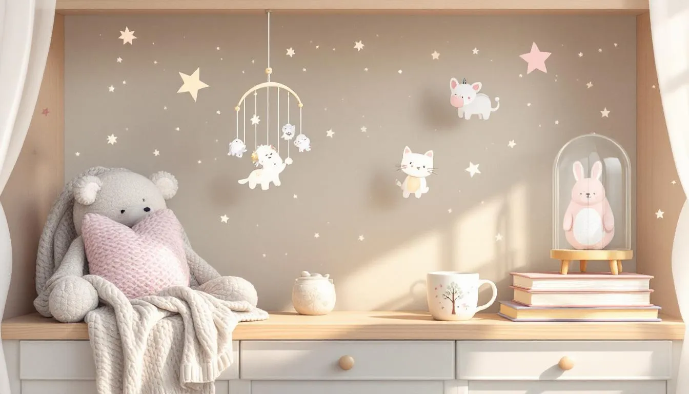 Custom nursery decor items that add a personal touch to a baby's room.
