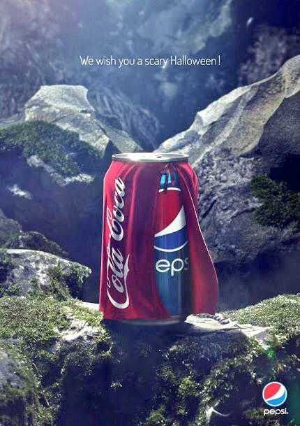 Pepsi's witty Halloween Advertisement 