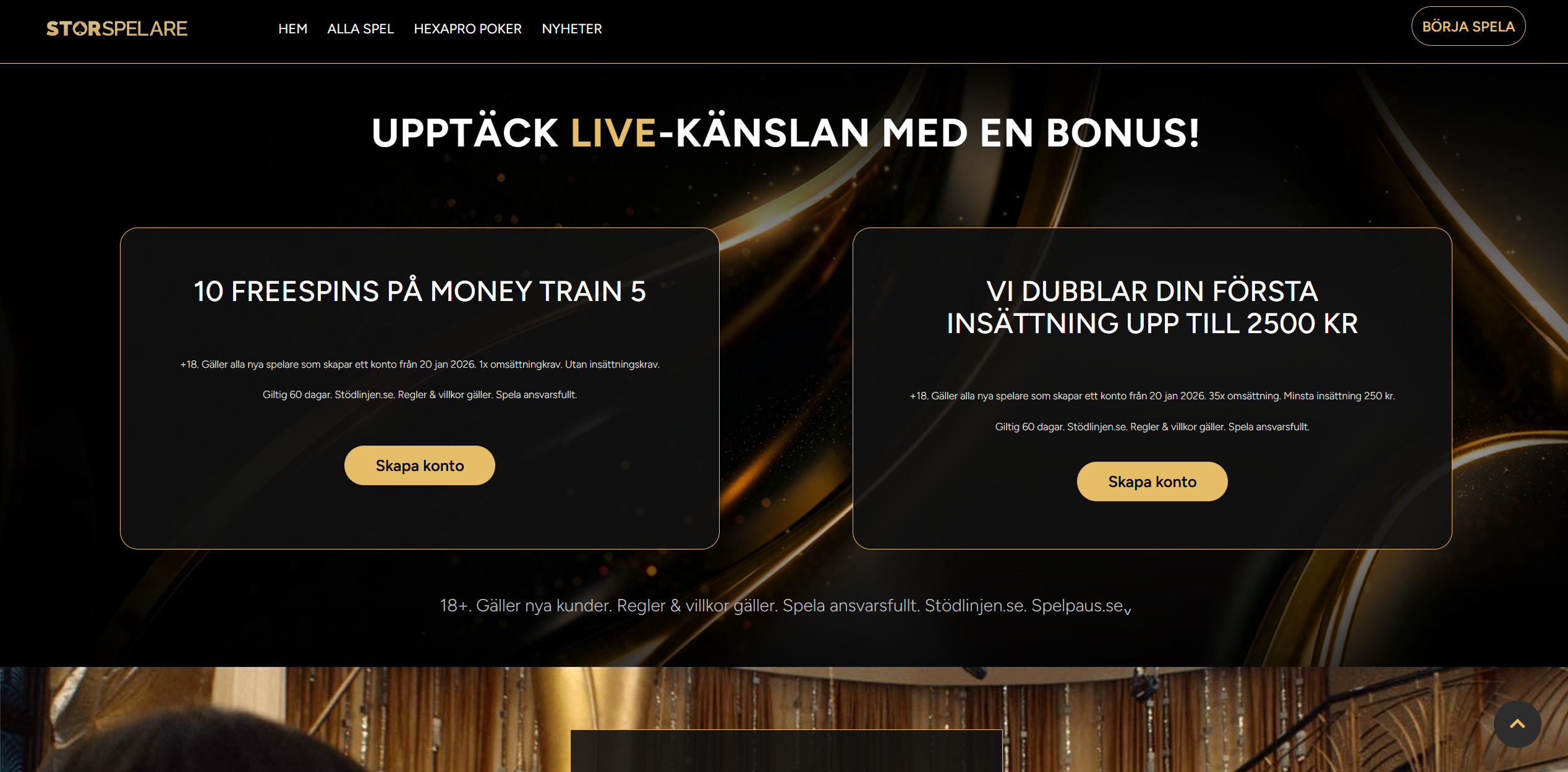 Bonus storspelare.