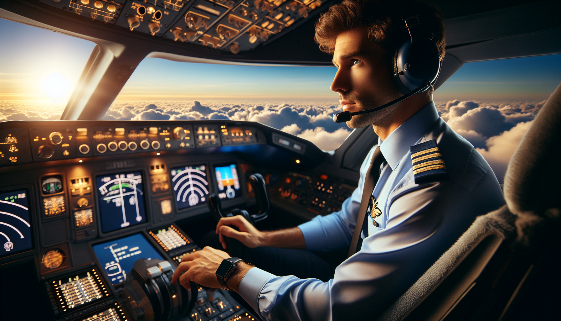 Commercial pilot training