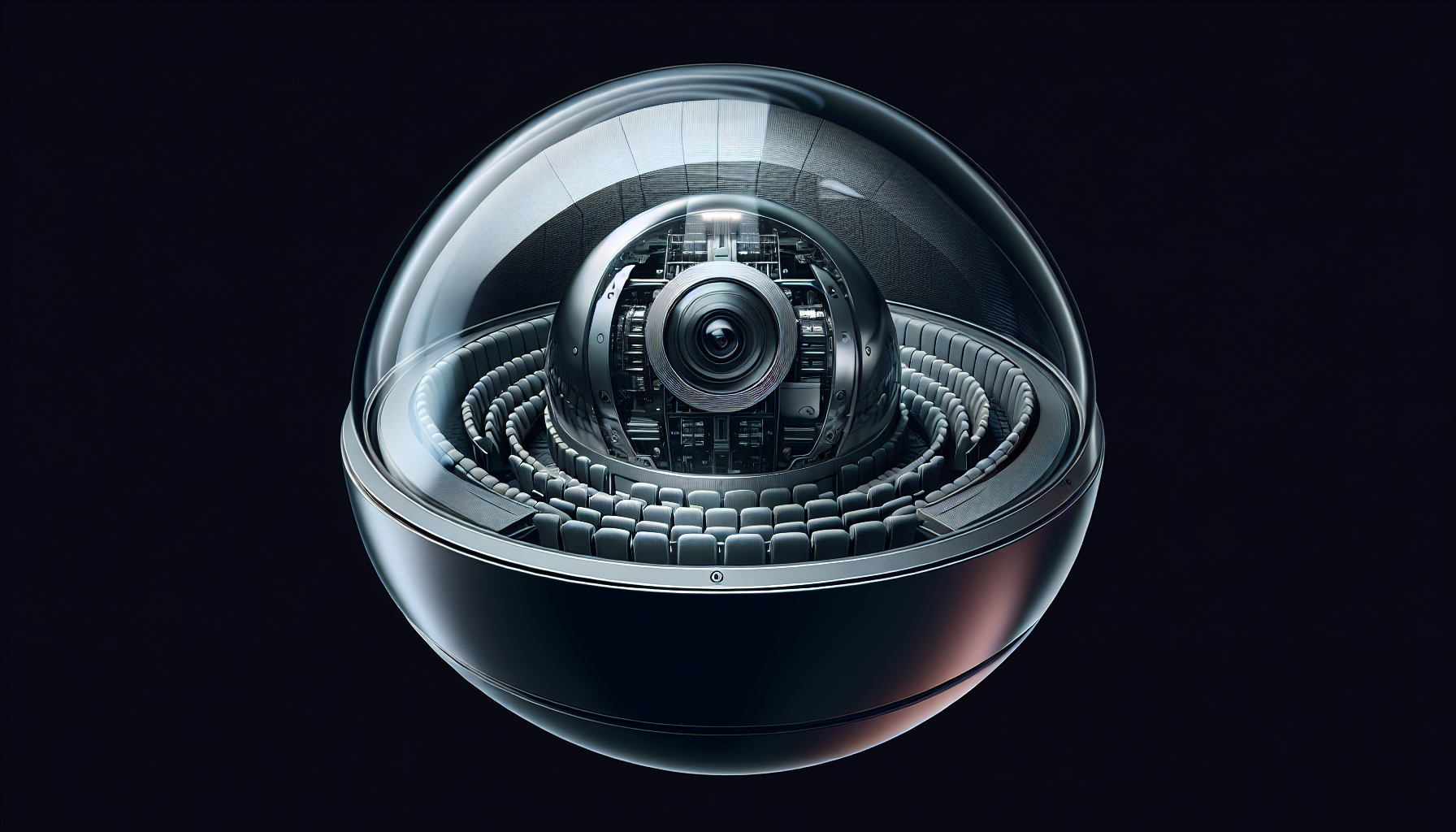 Illustration of dome camera