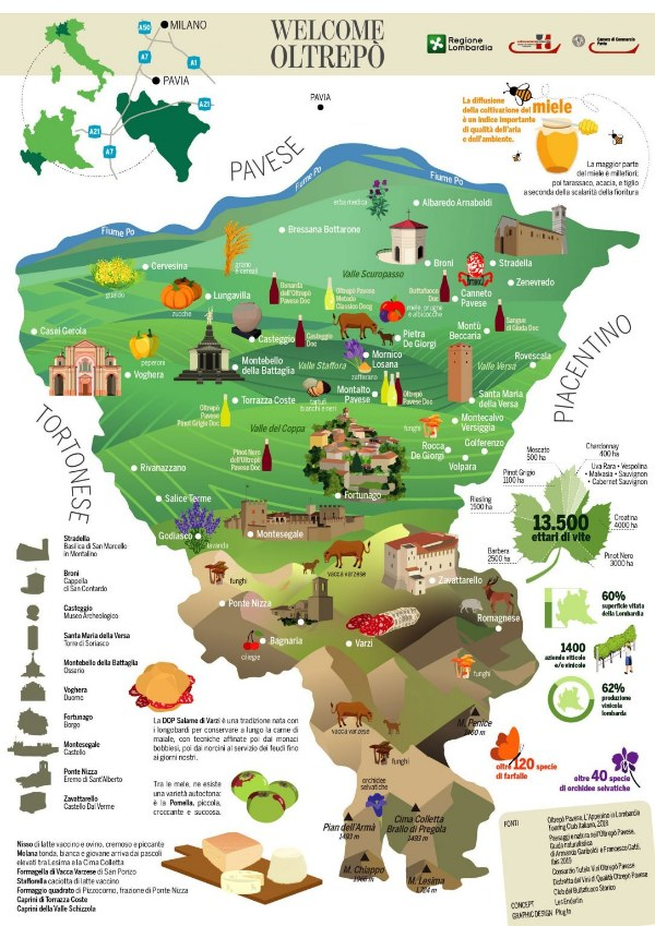 The New Tuscany? Oltrepo Pavese Travel + Wine Guide 3 Map of Oltrepò Pavese in the Oltrepò Pavese Tourism App