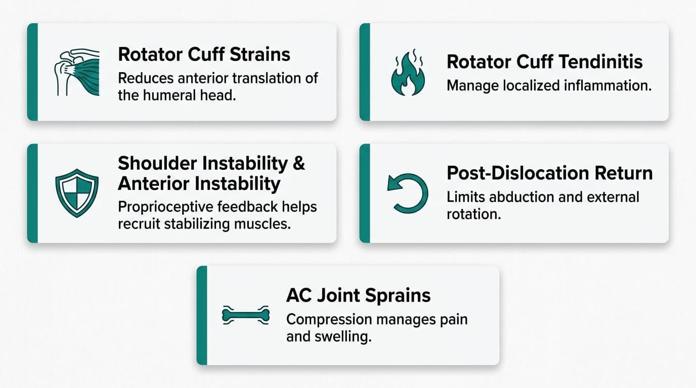 Shoulder and Rotator Cuff Injuries That Respond Well to Braced Training