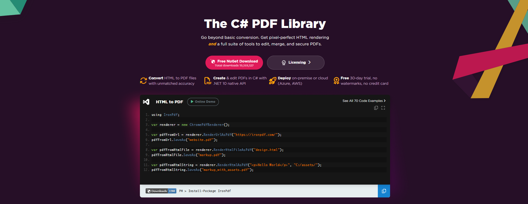 IronPDF