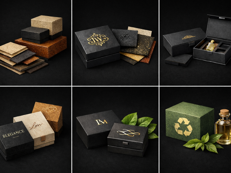 An illustration of a Key Services & Capabilities of Luxury Packaging Suppliers