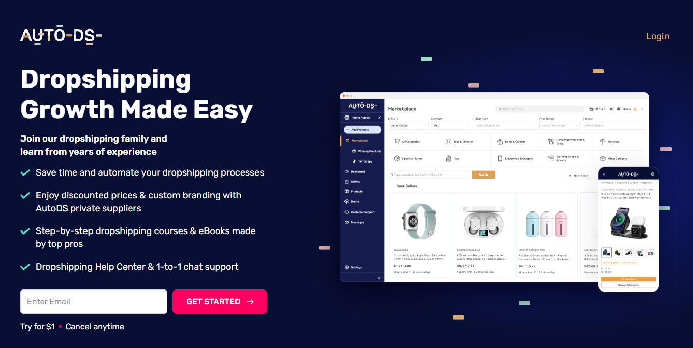 use autods for your ebay inventory and promote products to customers