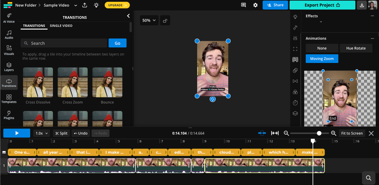 Kapwing Effects and Animations