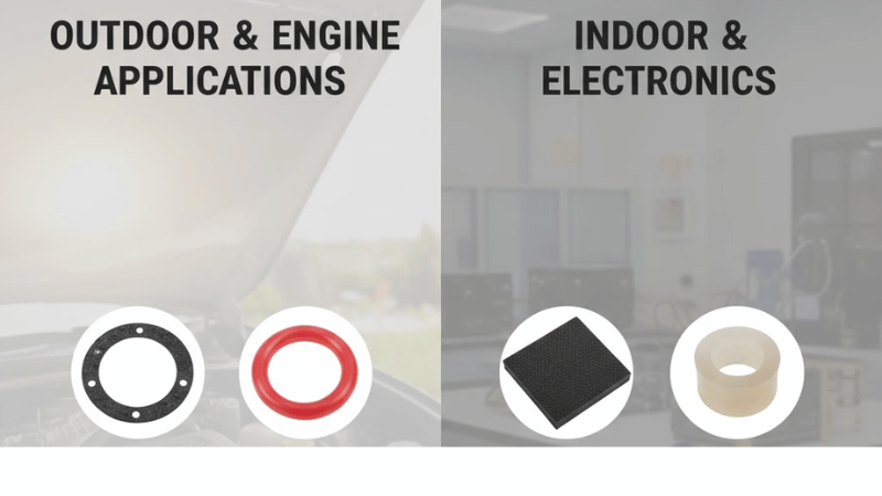 Damping materials for outdoor and indoor applications