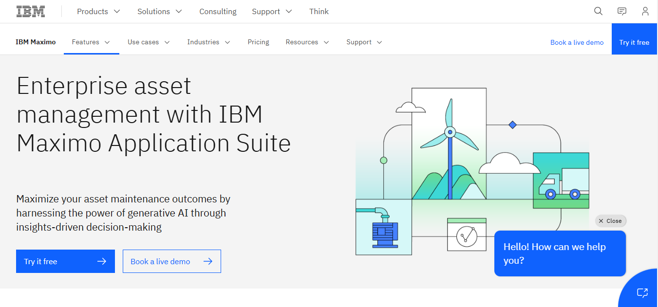 IBM Maximo IT Asset Management service provider