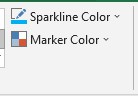 Sparkline and Marker Color.