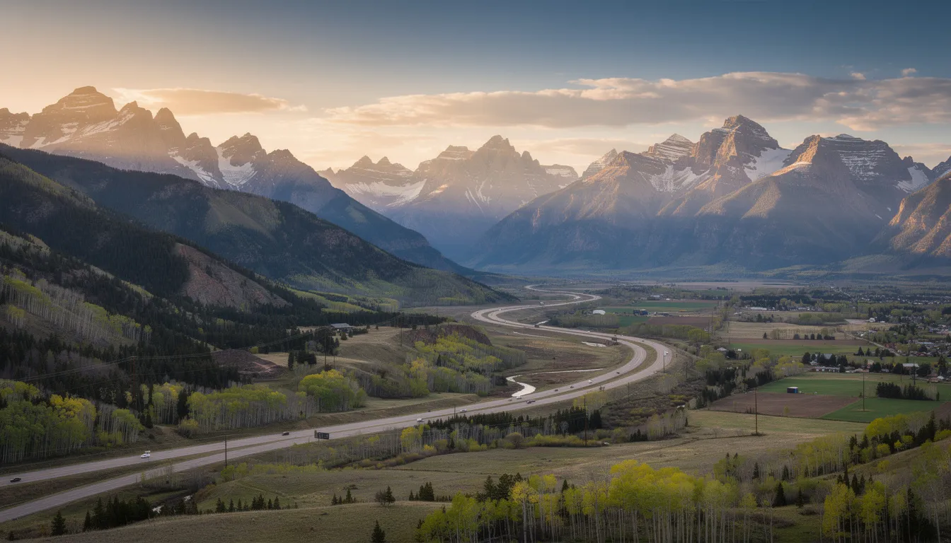 The image depicts a stunning Colorado mountain landscape, symbolizing the statewide services available for injured workers, including vocational rehabilitation benefits and workers compensation claims. The majestic peaks and serene environment reflect the support offered to those navigating permanent partial disability and temporary total disability in Colorado's workers compensation system.