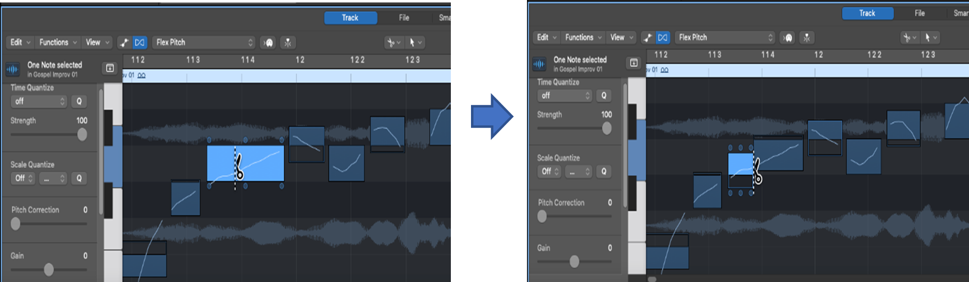 Split a note