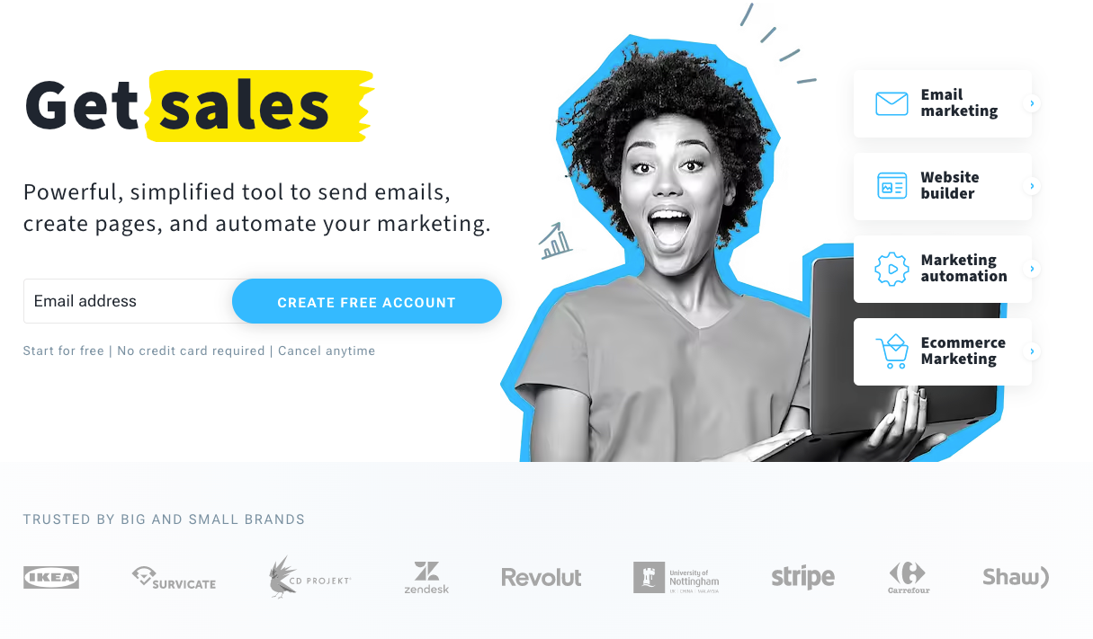 getresponse - a visual sales funnel builder & email automation software