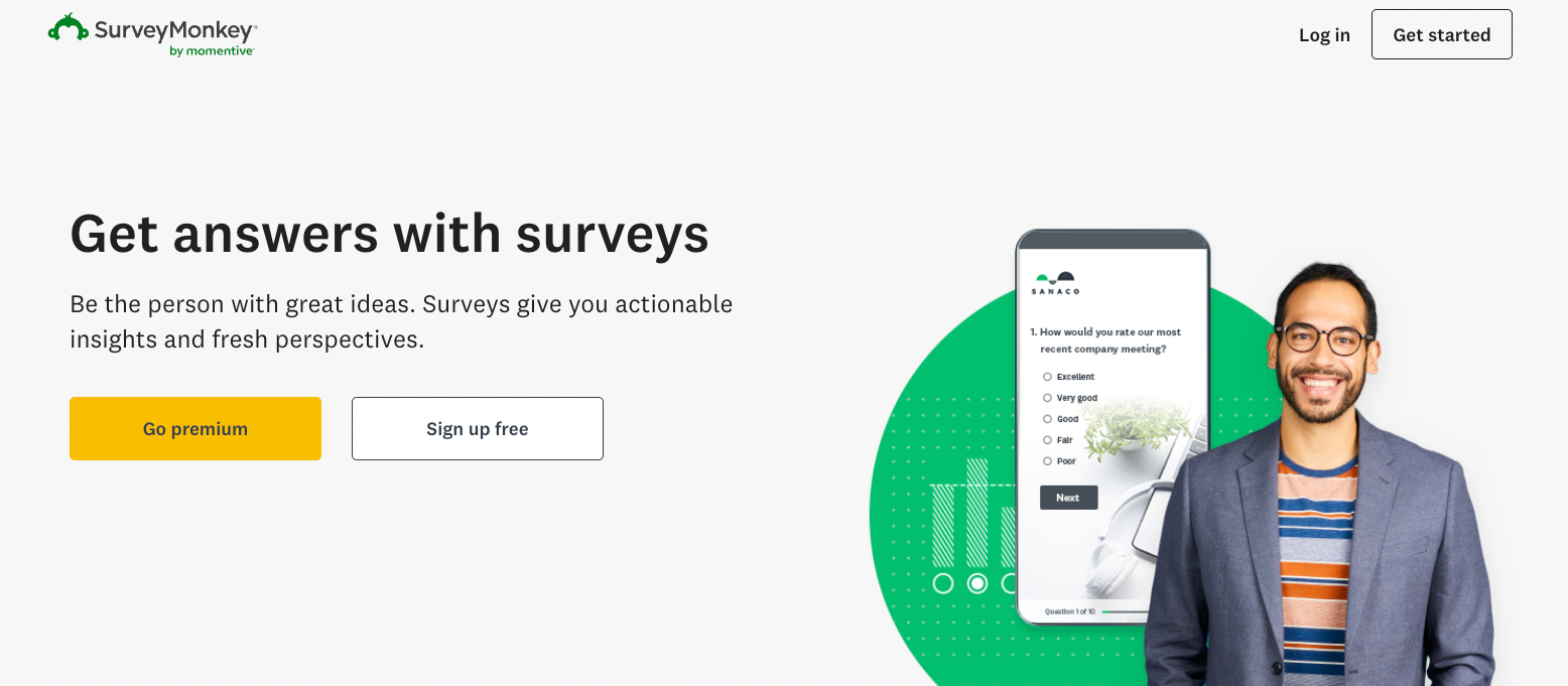 SurveyMonkey is a great survey creation tool.