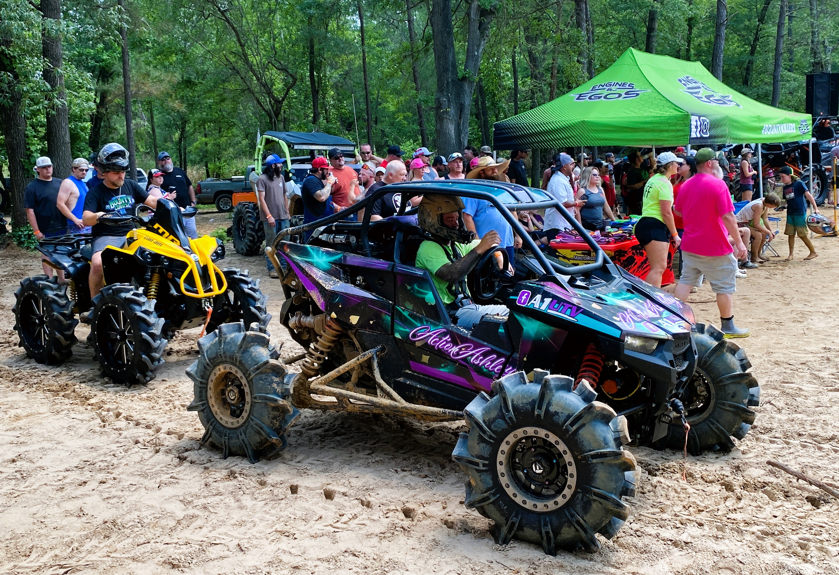 UTV Cage and accessories on off road vehicles