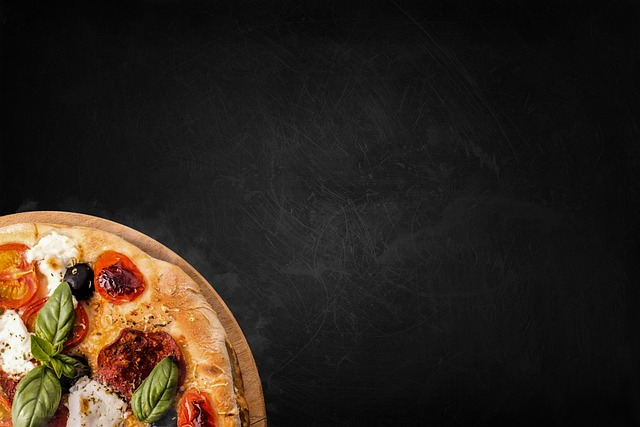 pizza, background, food