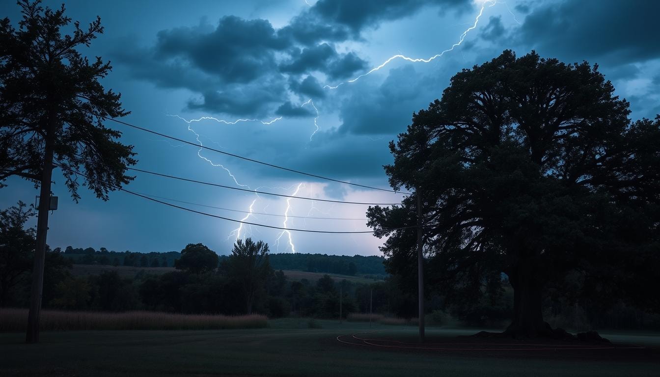 lightning protection system for trees