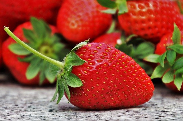 草莓，水果，季节