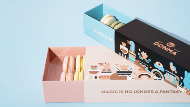 Pastel colors in packaging design