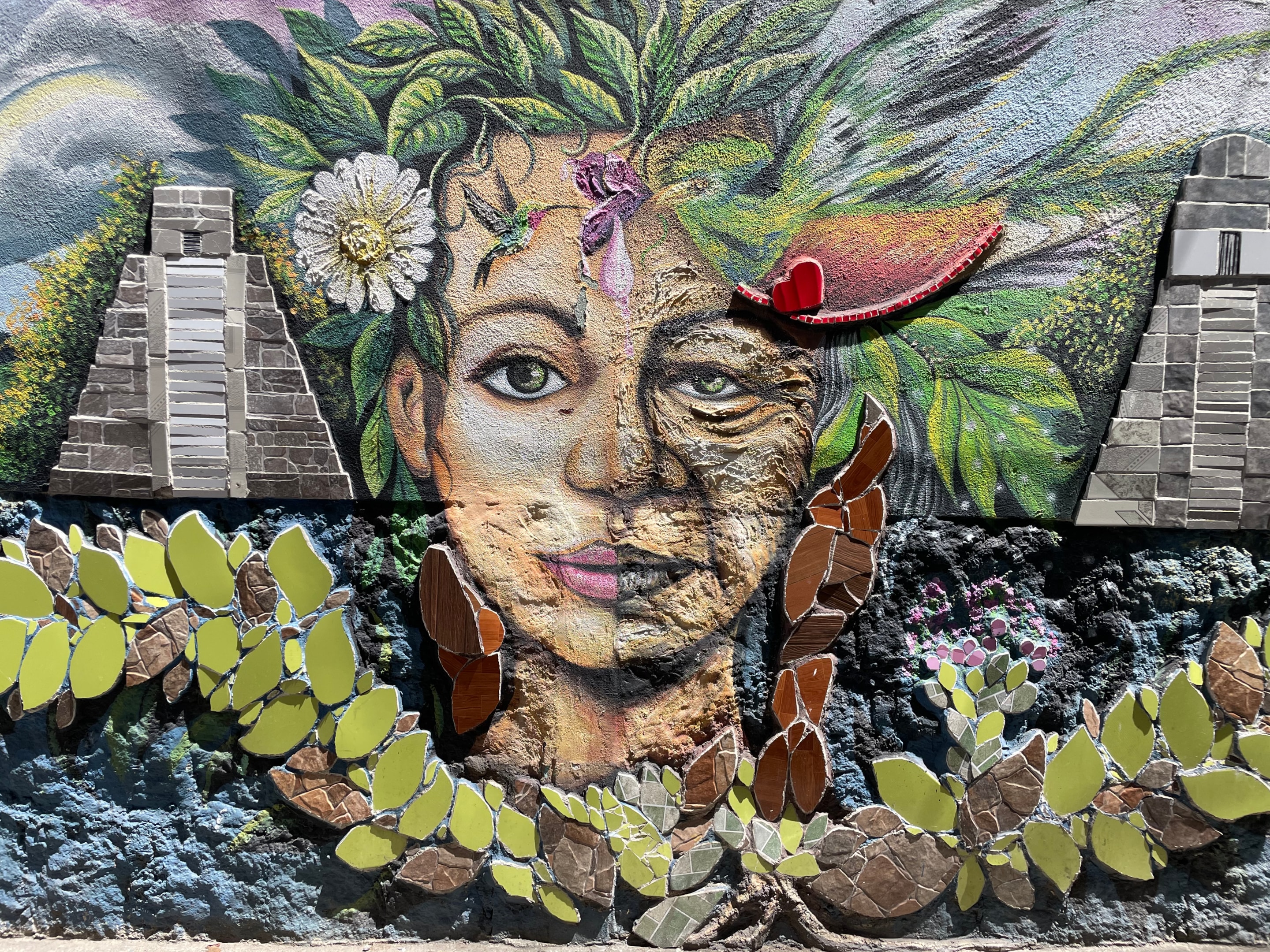 Mural in San Pedro Lake Atitlan, Guatemala