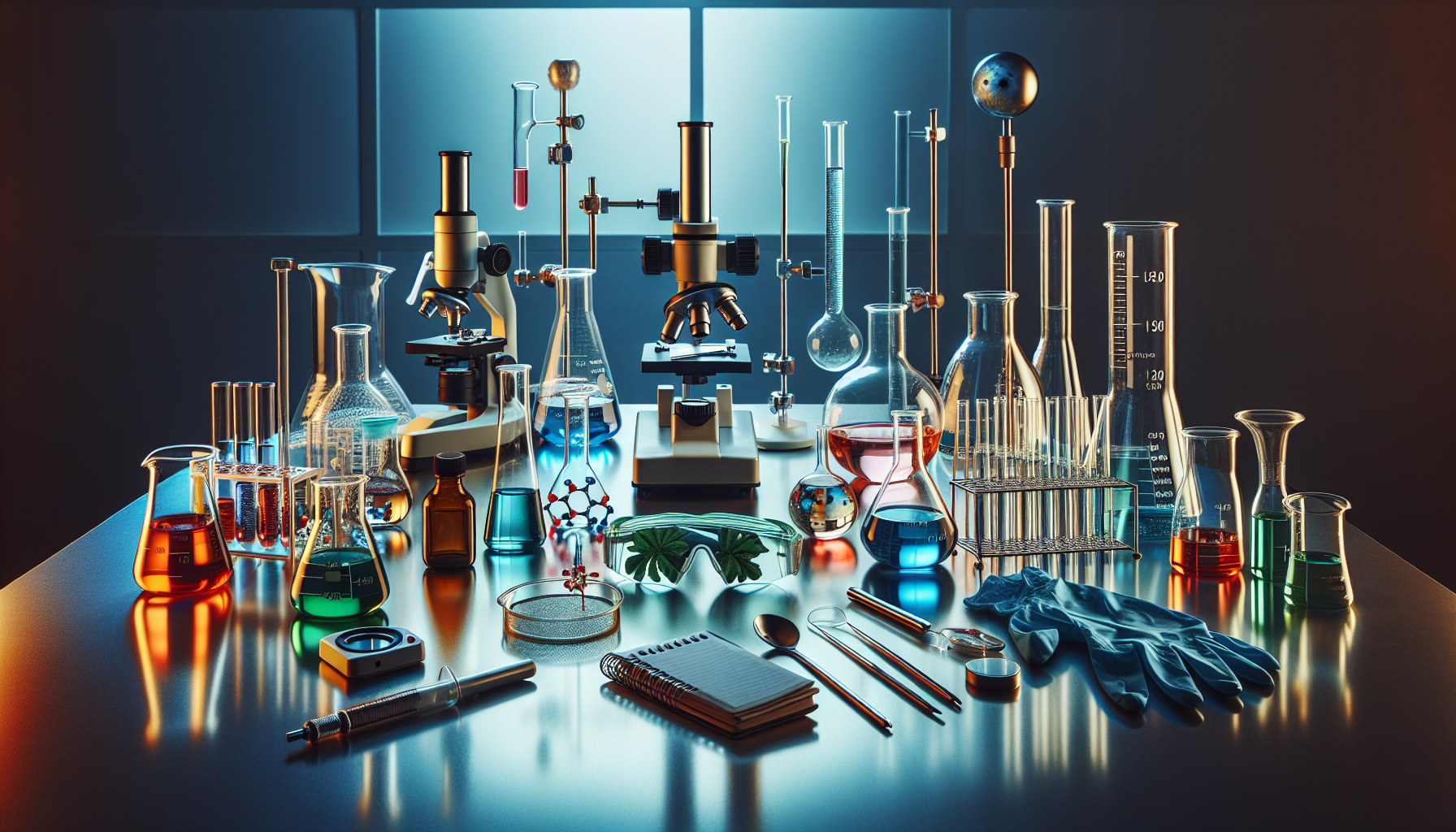 Lab equipment for different types of labs
